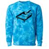 Unisex Midweight Tie-Dyed Crewneck Sweatshirt Thumbnail