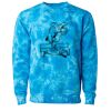 Unisex Midweight Tie-Dyed Crewneck Sweatshirt Thumbnail