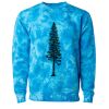 Unisex Midweight Tie-Dyed Crewneck Sweatshirt Thumbnail