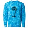 Unisex Midweight Tie-Dyed Crewneck Sweatshirt Thumbnail