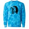 Unisex Midweight Tie-Dyed Crewneck Sweatshirt Thumbnail