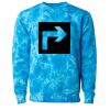 Unisex Midweight Tie-Dyed Crewneck Sweatshirt Thumbnail