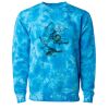 Unisex Midweight Tie-Dyed Crewneck Sweatshirt Thumbnail