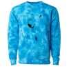 Unisex Midweight Tie-Dyed Crewneck Sweatshirt Thumbnail