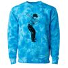 Unisex Midweight Tie-Dyed Crewneck Sweatshirt Thumbnail