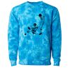 Unisex Midweight Tie-Dyed Crewneck Sweatshirt Thumbnail