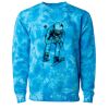 Unisex Midweight Tie-Dyed Crewneck Sweatshirt Thumbnail