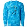 Unisex Midweight Tie-Dyed Crewneck Sweatshirt Thumbnail