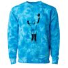 Unisex Midweight Tie-Dyed Crewneck Sweatshirt Thumbnail
