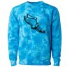Unisex Midweight Tie-Dyed Crewneck Sweatshirt Thumbnail
