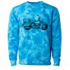 Unisex Midweight Tie-Dyed Crewneck Sweatshirt Thumbnail