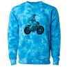 Unisex Midweight Tie-Dyed Crewneck Sweatshirt Thumbnail
