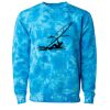 Unisex Midweight Tie-Dyed Crewneck Sweatshirt Thumbnail