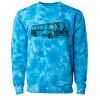 Unisex Midweight Tie-Dyed Crewneck Sweatshirt Thumbnail