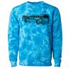 Unisex Midweight Tie-Dyed Crewneck Sweatshirt Thumbnail