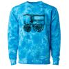Unisex Midweight Tie-Dyed Crewneck Sweatshirt Thumbnail
