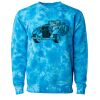 Unisex Midweight Tie-Dyed Crewneck Sweatshirt Thumbnail
