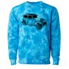 Unisex Midweight Tie-Dyed Crewneck Sweatshirt Thumbnail