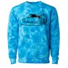 Unisex Midweight Tie-Dyed Crewneck Sweatshirt Thumbnail