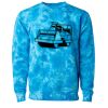 Unisex Midweight Tie-Dyed Crewneck Sweatshirt Thumbnail