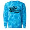 Unisex Midweight Tie-Dyed Crewneck Sweatshirt Thumbnail