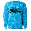 Unisex Midweight Tie-Dyed Crewneck Sweatshirt Thumbnail