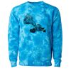 Unisex Midweight Tie-Dyed Crewneck Sweatshirt Thumbnail