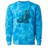 Unisex Midweight Tie-Dyed Crewneck Sweatshirt Thumbnail