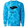 Unisex Midweight Tie-Dyed Crewneck Sweatshirt Thumbnail