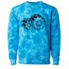 Unisex Midweight Tie-Dyed Crewneck Sweatshirt Thumbnail