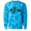 Unisex Midweight Tie-Dyed Crewneck Sweatshirt Thumbnail