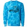 Unisex Midweight Tie-Dyed Crewneck Sweatshirt Thumbnail