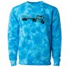 Unisex Midweight Tie-Dyed Crewneck Sweatshirt Thumbnail