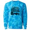 Unisex Midweight Tie-Dyed Crewneck Sweatshirt Thumbnail