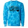 Unisex Midweight Tie-Dyed Crewneck Sweatshirt Thumbnail