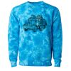 Unisex Midweight Tie-Dyed Crewneck Sweatshirt Thumbnail