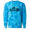 Unisex Midweight Tie-Dyed Crewneck Sweatshirt Thumbnail