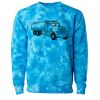 Unisex Midweight Tie-Dyed Crewneck Sweatshirt Thumbnail