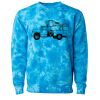 Unisex Midweight Tie-Dyed Crewneck Sweatshirt Thumbnail