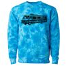 Unisex Midweight Tie-Dyed Crewneck Sweatshirt Thumbnail