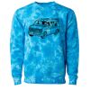 Unisex Midweight Tie-Dyed Crewneck Sweatshirt Thumbnail
