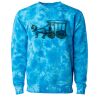 Unisex Midweight Tie-Dyed Crewneck Sweatshirt Thumbnail