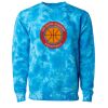 Unisex Midweight Tie-Dyed Crewneck Sweatshirt Thumbnail