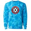 Unisex Midweight Tie-Dyed Crewneck Sweatshirt Thumbnail