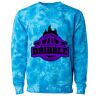 Unisex Midweight Tie-Dyed Crewneck Sweatshirt Thumbnail