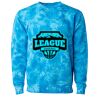 Unisex Midweight Tie-Dyed Crewneck Sweatshirt Thumbnail