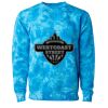 Unisex Midweight Tie-Dyed Crewneck Sweatshirt Thumbnail