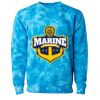 Unisex Midweight Tie-Dyed Crewneck Sweatshirt Thumbnail
