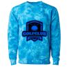 Unisex Midweight Tie-Dyed Crewneck Sweatshirt Thumbnail
