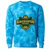 Unisex Midweight Tie-Dyed Crewneck Sweatshirt Thumbnail